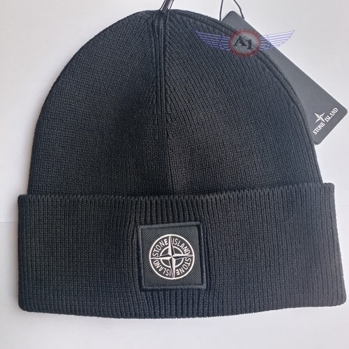 Cappello stone island nero - cappello,