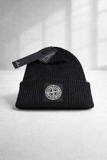 Berretto Stone Island nero con